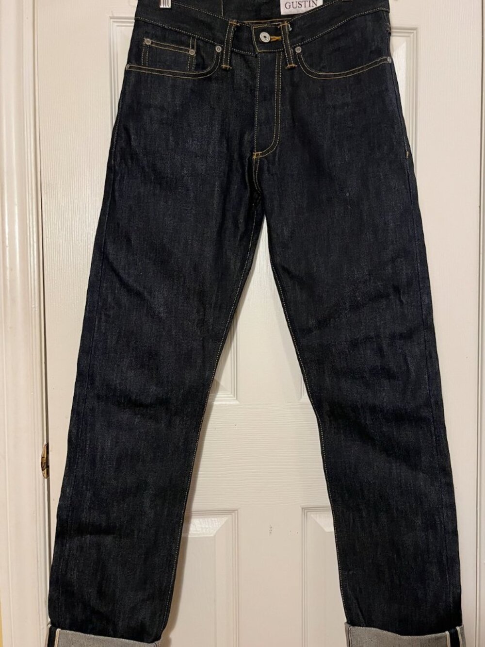 Gustin, American Raw Selvedge Denim Jeans: American Sixteener